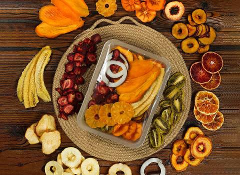 میکس میوه خشک با فرآوری خانگی